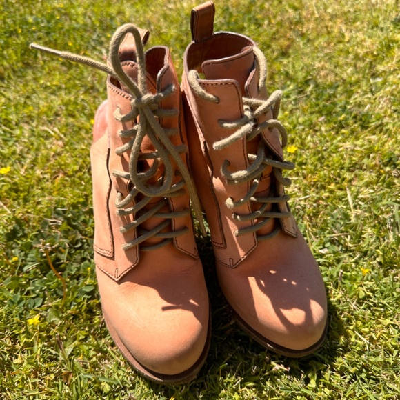 Alexander Wang Heeled Platform Lace Up Boots - Picture 3 of 7